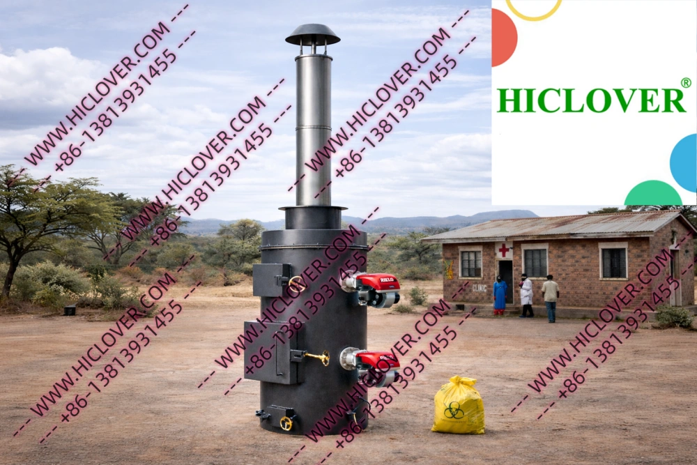 TS-50S Vertical Small-Scale Waste Incinerator